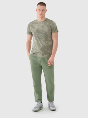4F Spodnie casual męskie - khaki XXL
