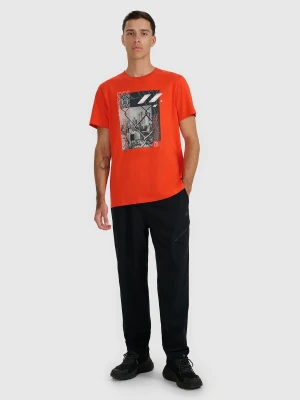 4F Spodnie casualowe męskie - czarne S