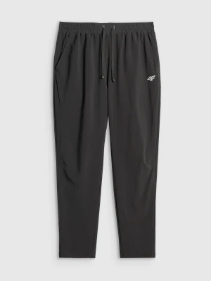 4F Spodnie do biegania szybkoschnące męskie - czarne L