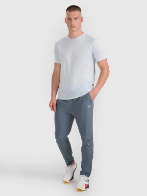 4F Spodnie do biegania szybkoschnące męskie - szare M