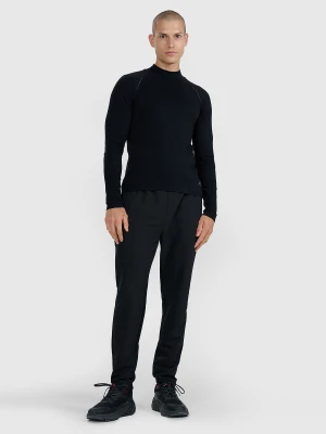 4F Spodnie do biegania w terenie męskie - czarne XL