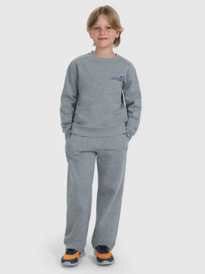 4F Spodnie dresowe chłopięce - szare 140 (9-10 lat)