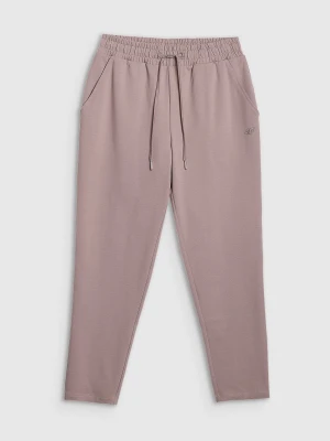 4F Spodnie dresowe damskie - beżowe XL