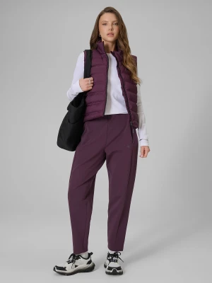 4F Spodnie dresowe damskie - fioletowe S