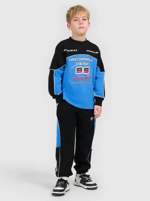 4F Spodnie dresowe joggery chłopięce - czarne 122 (6-7 lat)