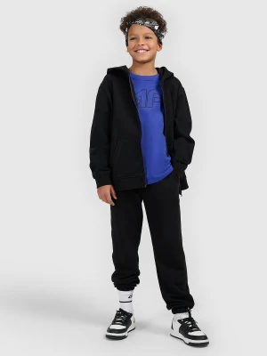 4F Spodnie dresowe joggery chłopięce - czarne 158 (12-13 lat)