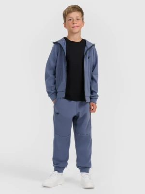 4F Spodnie dresowe joggery chłopięce - granatowe 152 (11-12 lat)