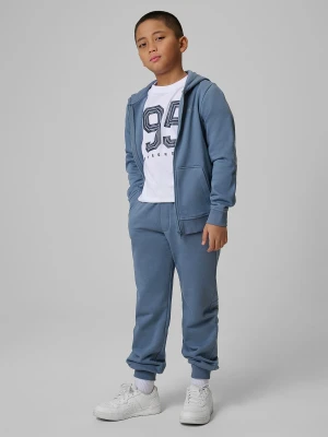 4F Spodnie dresowe joggery chłopięce - granatowe 128 (7-8 lat)