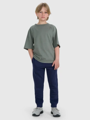 4F Spodnie dresowe joggery chłopięce - granatowe 158 (12-13 lat)