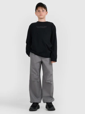 4F Spodnie dresowe joggery chłopięce - szare 164 (13-14 lat)