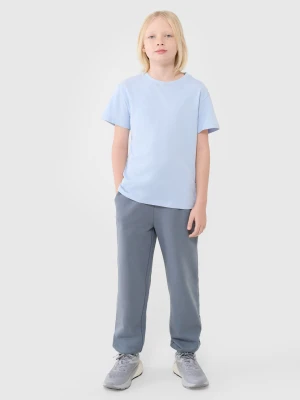 4F Spodnie dresowe joggery chłopięce - turkusowe 158 (12-13 lat)