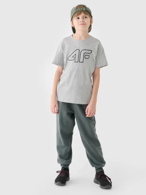 4F Spodnie dresowe joggery chłopięce - zielone 158 (12-13 lat)