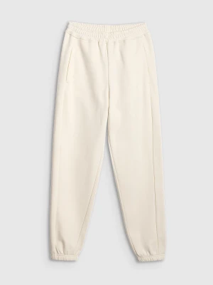 4F Spodnie dresowe joggery damskie - beżowe S