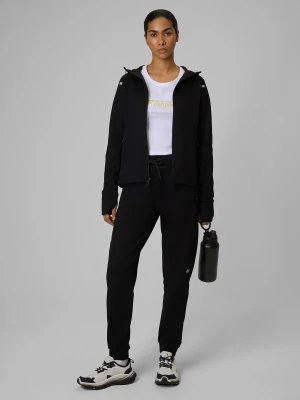 4F Spodnie dresowe joggery damskie - czarne XXL