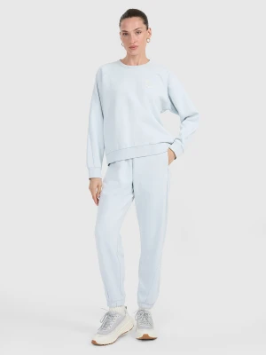 4F Spodnie dresowe joggery damskie - niebieskie XXL