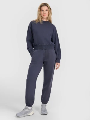 4F Spodnie dresowe joggery damskie - szare S