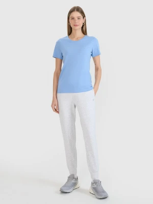 4F Spodnie dresowe joggery damskie - szare S