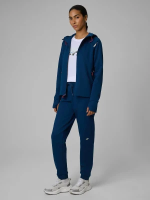 4F Spodnie dresowe joggery damskie - turkusowe L