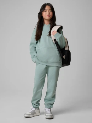 4F Spodnie dresowe joggery dziewczęce - miętowe 164 (13-14 lat)