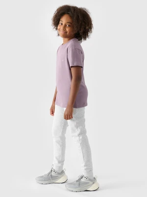 4F Spodnie dresowe joggery dziewczęce - szare 152 (11-12 lat)