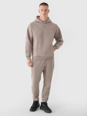 4F Spodnie dresowe joggery męskie 4F x Robert Lewandowski - beżowe XXL