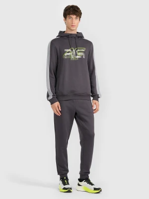 4F Spodnie dresowe joggery męskie 4F x Robert Lewandowski - szare L
