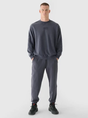 4F Spodnie dresowe joggery męskie 4F x Robert Lewandowski - szare S