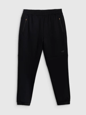 4F Spodnie dresowe joggery męskie - czarne XL