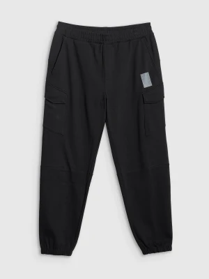 4F Spodnie dresowe joggery męskie - czarne S