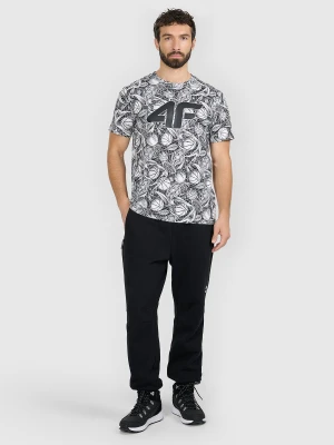 4F Spodnie dresowe joggery męskie - czarne M