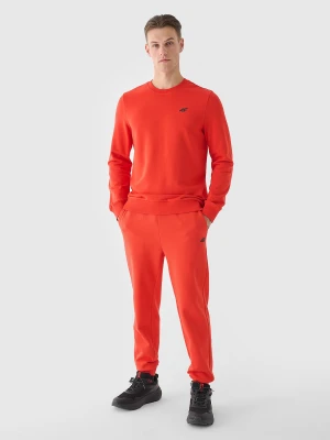 4F Spodnie dresowe joggery męskie - czerwone S