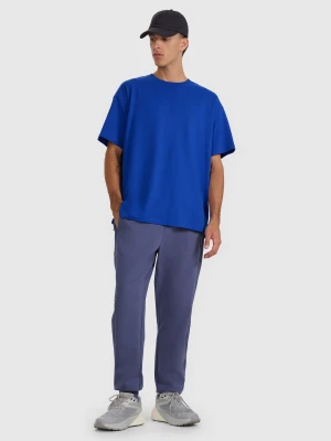 4F Spodnie dresowe joggery męskie - granatowe XXL