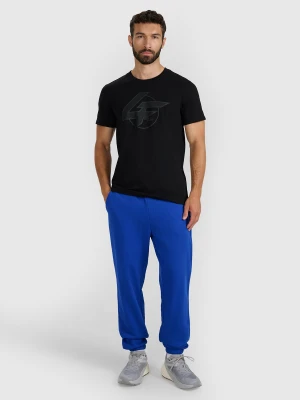 4F Spodnie dresowe joggery męskie - niebieskie XXL