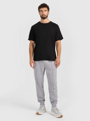 4F Spodnie dresowe joggery męskie - szare XL