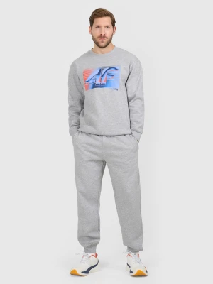 4F Spodnie dresowe joggery męskie - szare XXL