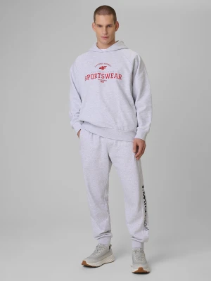 4F Spodnie dresowe joggery męskie - szare 3XL