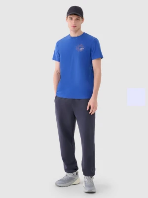 4F Spodnie dresowe joggery męskie - szare S