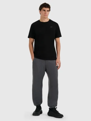 4F Spodnie dresowe joggery męskie - szare S