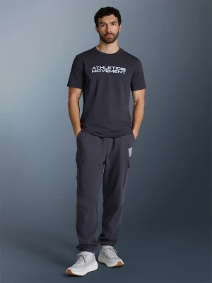 Zdjęcie produktu 4F Spodnie dresowe joggery męskie - szare XL