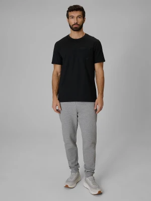 4F Spodnie dresowe joggery męskie - szare S