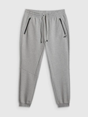 4F Spodnie dresowe joggery męskie - szare L