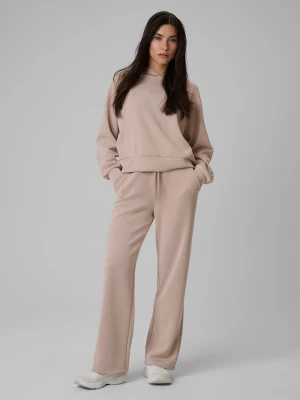 4F Spodnie dresowe z modalem damskie - beżowe S