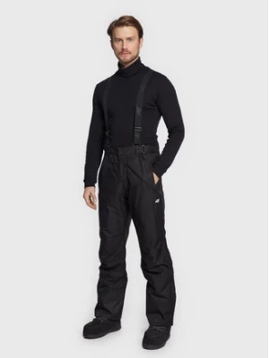4F Spodnie narciarskie H4Z22-SPMN001 Czarny Regular Fit
