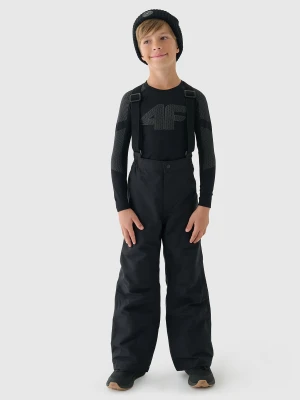 4F Spodnie narciarskie membrana 5000 chłopięce - czarne 146 (10-11 lat)