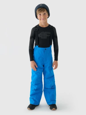 4F Spodnie narciarskie membrana 5000 chłopięce - niebieskie 152 (11-12 lat)