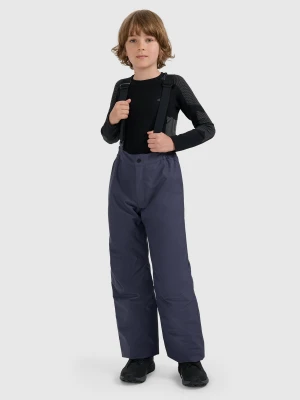 4F Spodnie narciarskie membrana 5000 chłopięce - szare 122 (6-7 lat)