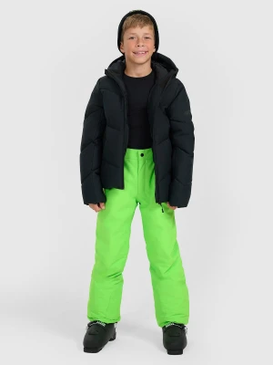 4F Spodnie narciarskie membrana 5000 chłopięce - zielone 134 (8-9 lat)