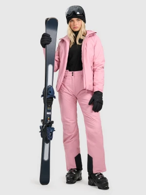 4F Spodnie narciarskie membrana 5000 damskie - różowe XXL