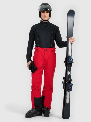 4F Spodnie narciarskie membrana 5000 męskie - czerwone L