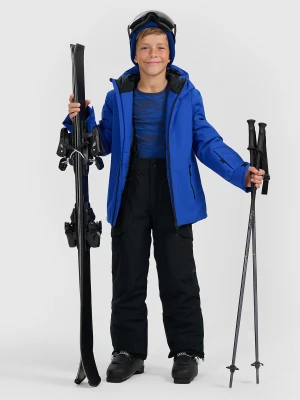 4F Spodnie narciarskie membrana 8000 chłopięce - czarne 122 (6-7 lat)